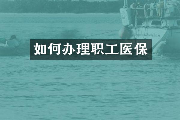 如何办理职工医保