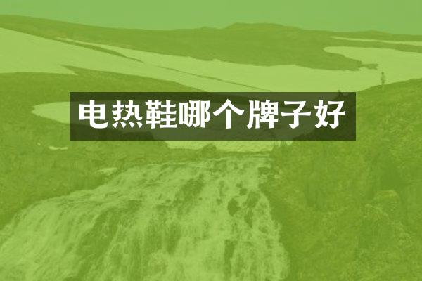 电热鞋哪个牌子好