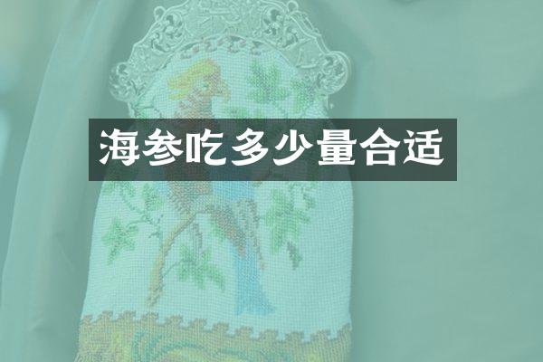 海参吃多少量合适