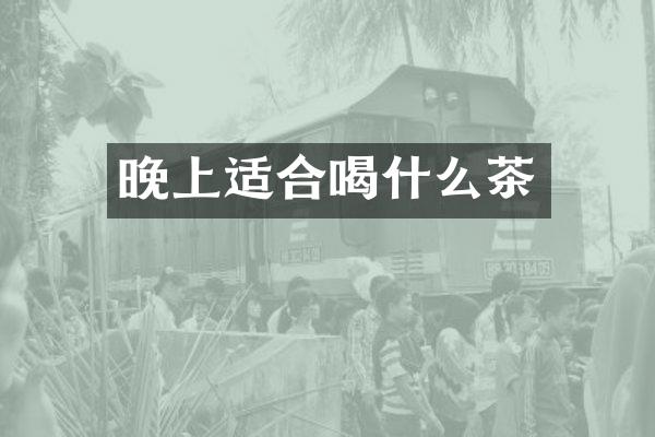 晚上适合喝什么茶