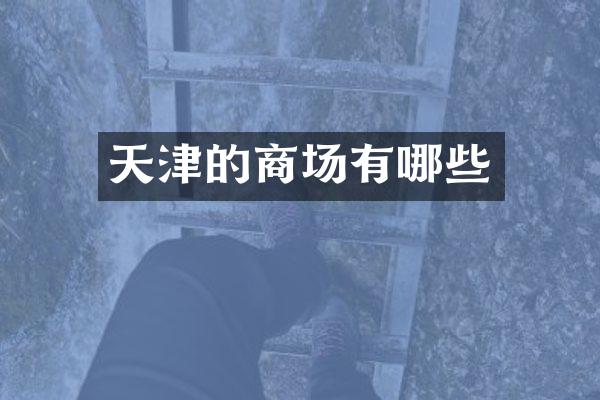 天津的商场有哪些