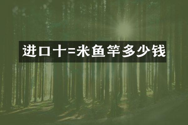 进口十=米鱼竿多少钱