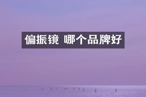 偏振镜 哪个品牌好