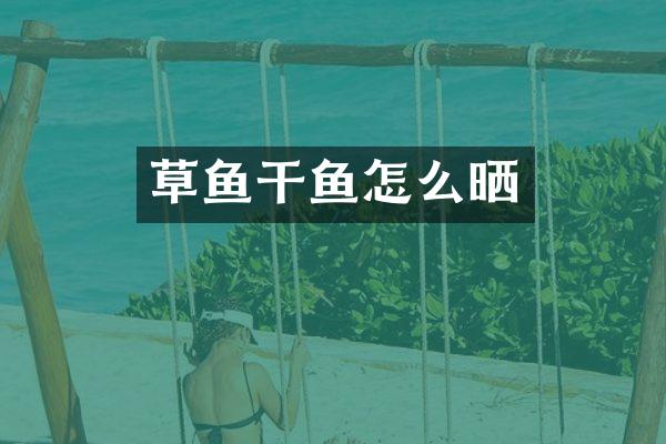 草鱼干鱼怎么晒