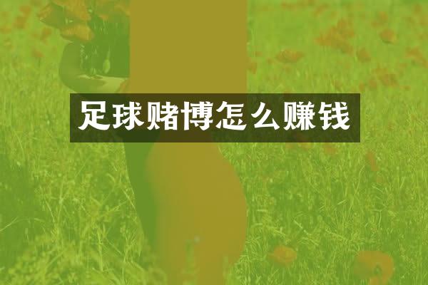 足球赌博怎么赚钱