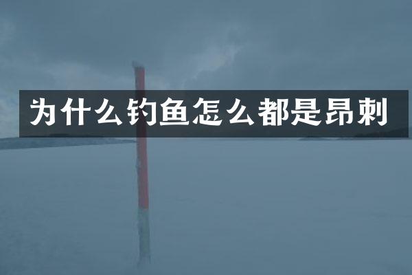 为什么钓鱼怎么都是昂刺