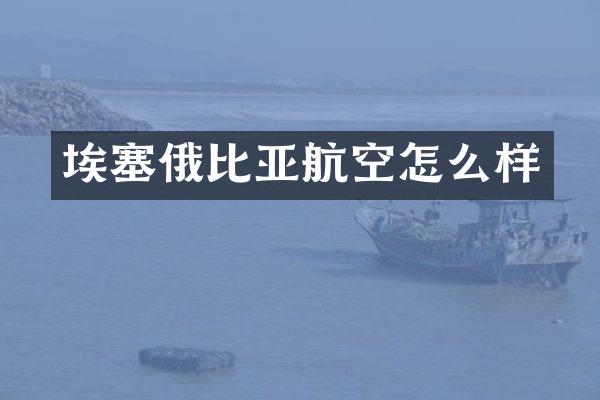 埃塞俄比亚航空怎么样