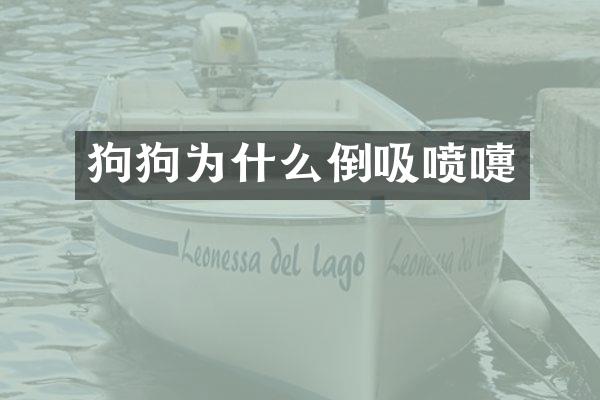 狗狗为什么倒吸喷嚏