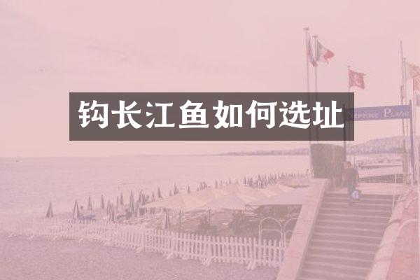 钩长江鱼如何选址