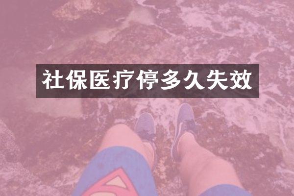 社保医疗停多久失效