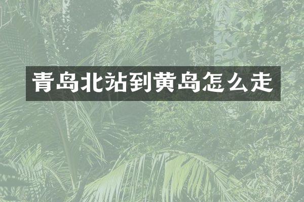 青岛北站到黄岛怎么走