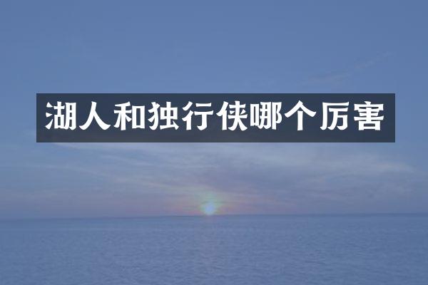 湖人和独行侠哪个厉害