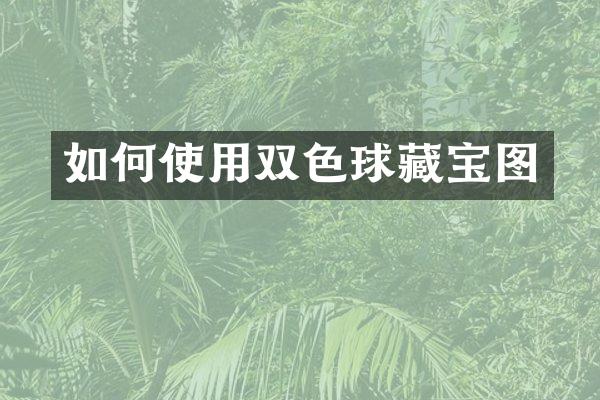 如何使用双色球藏宝图