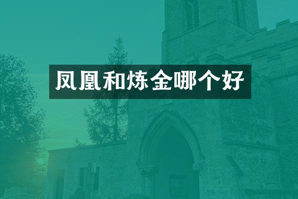 凤凰和炼金哪个好