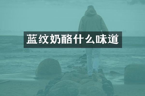 蓝纹奶酪什么味道