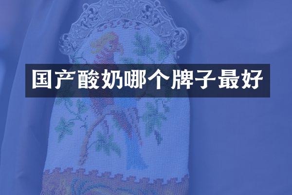 国产酸奶哪个牌子最好