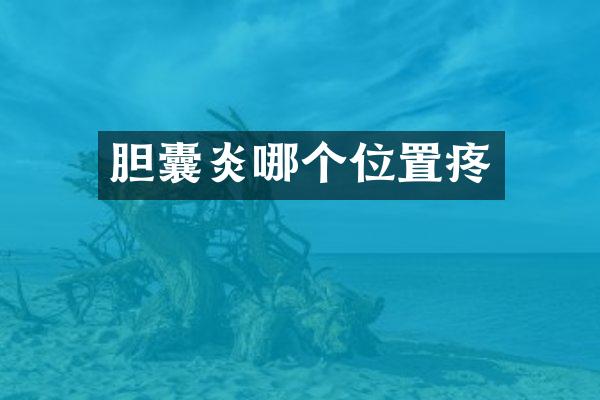 胆囊炎哪个位置疼