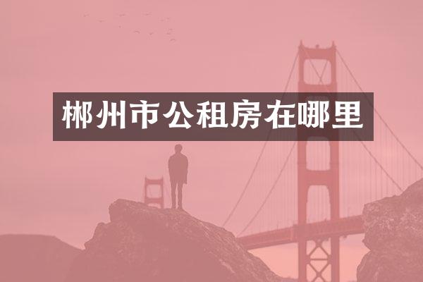 郴州市公租房在哪里