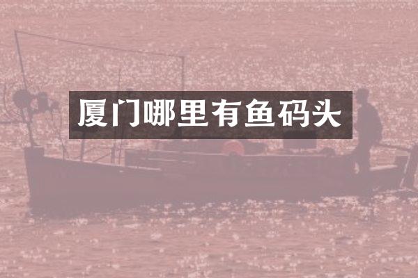 厦门哪里有鱼码头
