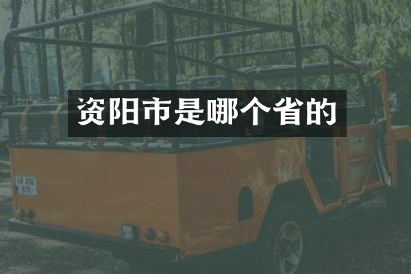 资阳市是哪个省的