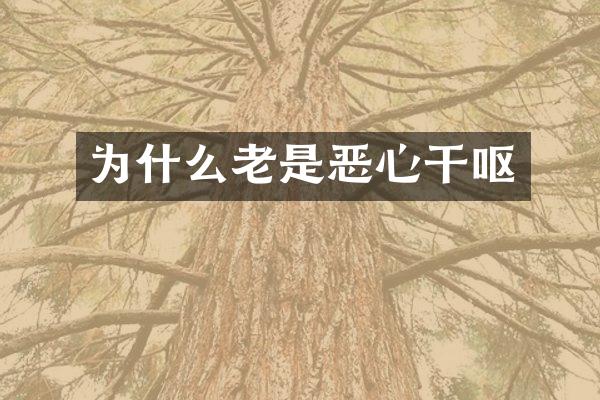 为什么老是恶心干呕