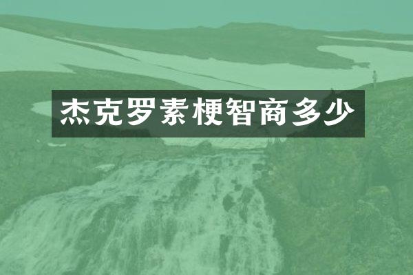 杰克罗素梗智商多少