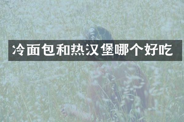 冷面包和热汉堡哪个好吃