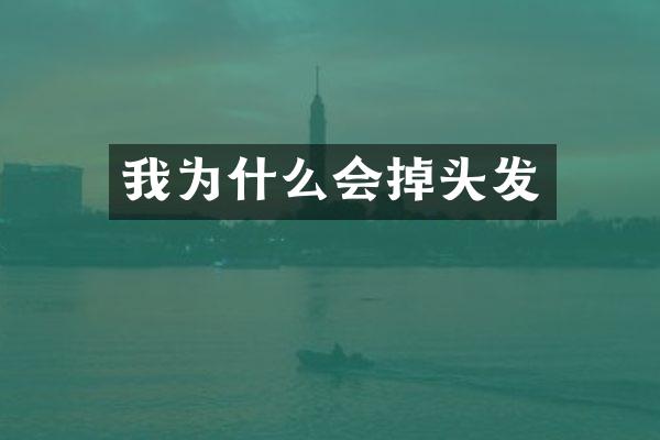 我为什么会掉头发