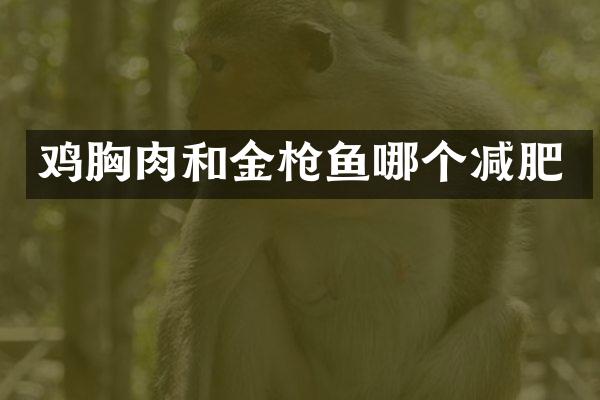 鸡胸肉和金枪鱼哪个减肥