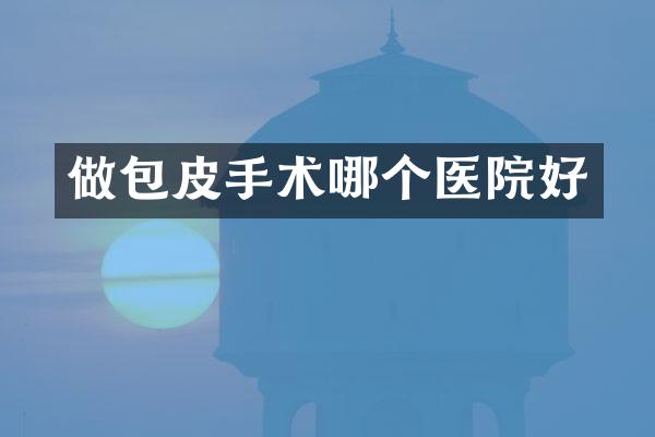 做包皮手术哪个医院好