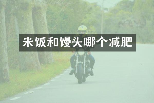 米饭和馒头哪个减肥