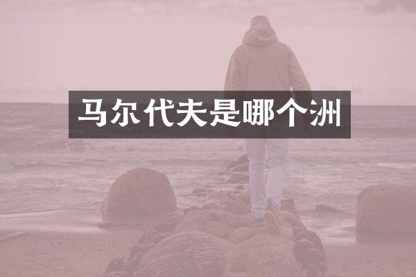 马尔代夫是哪个洲