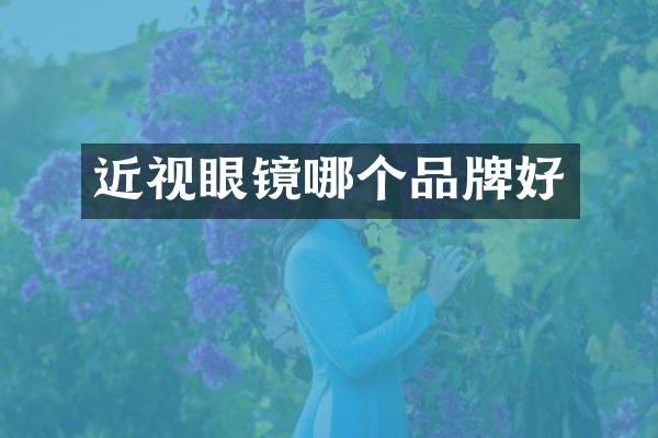 近视眼镜哪个品牌好
