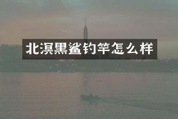 北溟黑鲨钓竿怎么样