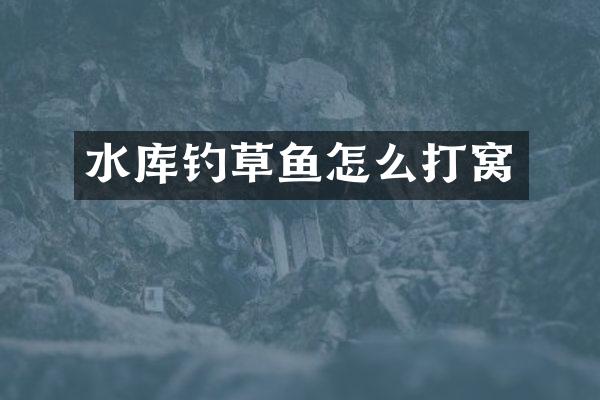 水库钓草鱼怎么打窝