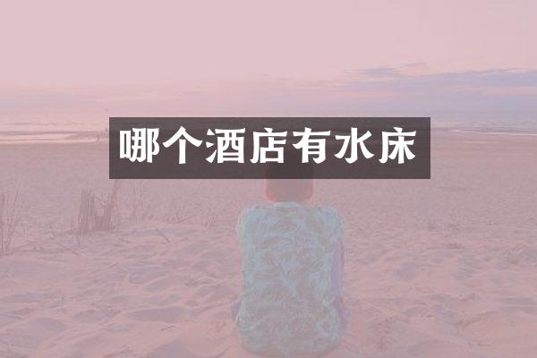 哪个酒店有水床