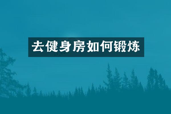 去健身房如何锻炼