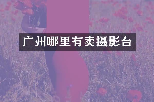 广州哪里有卖摄影台