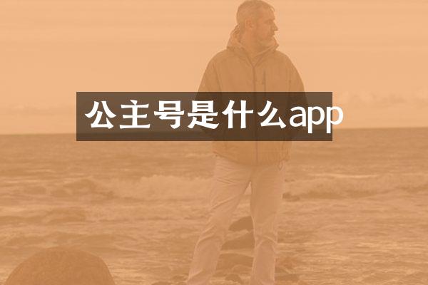 公主号是什么app