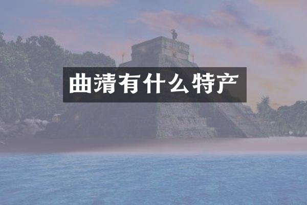 曲靖有什么特产