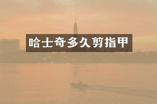 哈士奇多久剪指甲