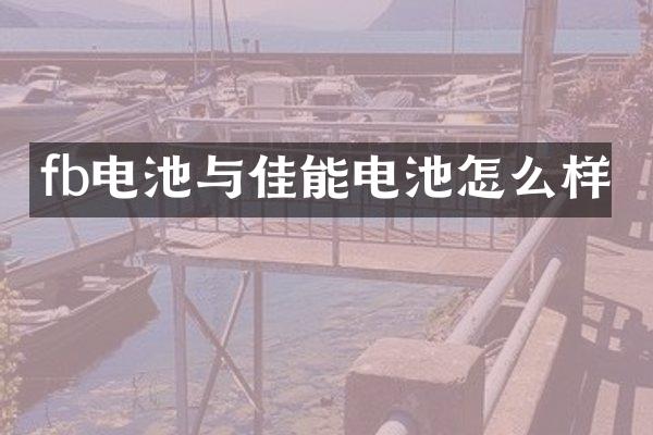 fb电池与佳能电池怎么样