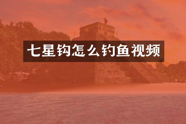 七星钩怎么钓鱼视频