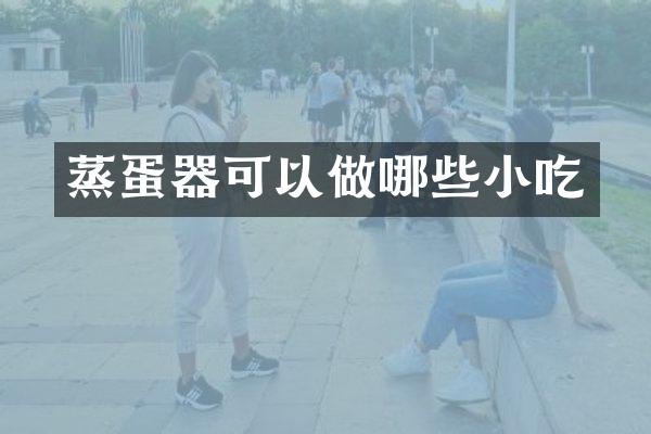 蒸蛋器可以做哪些小吃