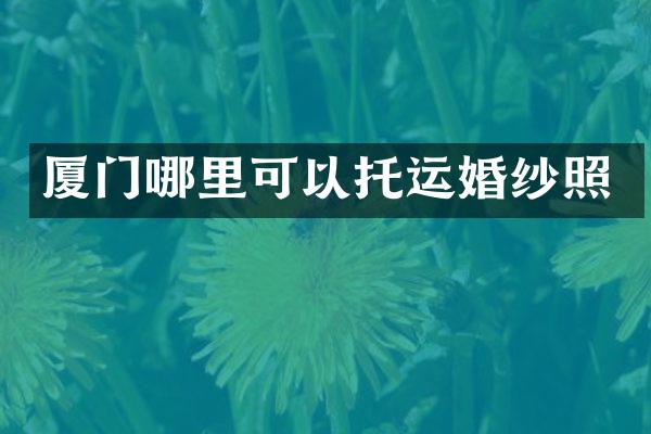 厦门哪里可以托运婚纱照