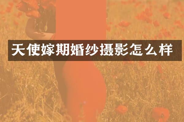 天使嫁期婚纱摄影怎么样