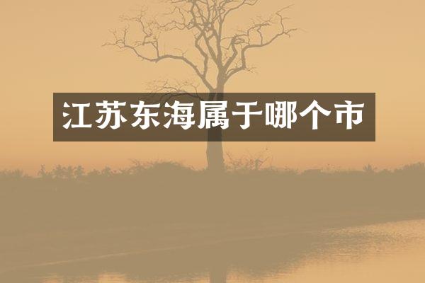 江苏东海属于哪个市