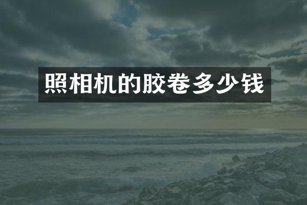 照相机的胶卷多少钱