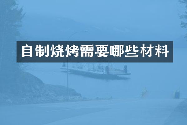 自制烧烤需要哪些材料