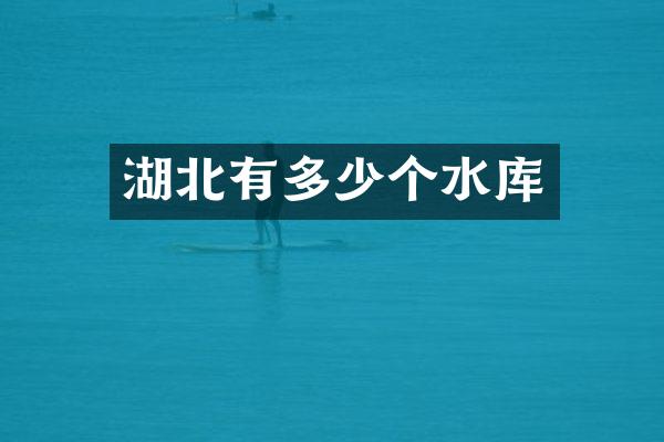 湖北有多少个水库